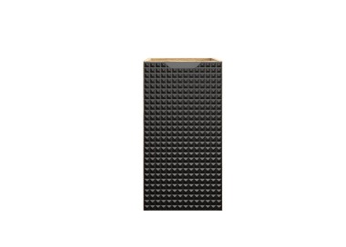 Comad Závěsná skříňka pod umyvadlo Luxor Black s deskou 70 cm černá/dub olejovaný