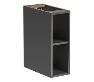 Comad Závěsná skříňka pod umyvadlo Monako s deskou 140 cm šedá/dub hamilton