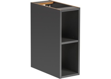 Comad Závěsná skříňka pod umyvadlo Monako s deskou 140 cm šedá/dub hamilton
