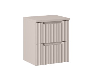 Comad Závěsná skříňka pod umyvadlo Nova Cashmere II s deskou 50 cm kašmírová