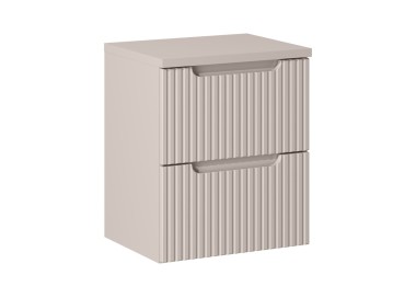 Comad Závěsná skříňka pod umyvadlo Nova Cashmere II s deskou 50 cm kašmírová