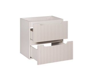 Comad Závěsná skříňka pod umyvadlo Nova Cashmere II s deskou 50 cm kašmírová