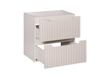Comad Závěsná skříňka pod umyvadlo Nova Cashmere II s deskou 50 cm kašmírová