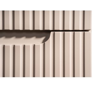 Comad Závěsná skříňka pod umyvadlo Nova Cashmere II s deskou 50 cm kašmírová/bílá