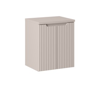 Comad Závěsná skříňka pod umyvadlo Nova Cashmere s deskou 50 cm kašmírová
