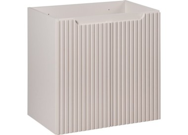Comad Závěsná skříňka pod umyvadlo Nova Cashmere s deskou 50 cm kašmírová/dub evoke