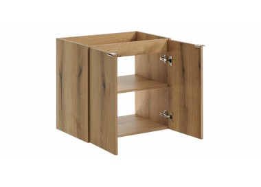 Comad Závěsná skříňka pod umyvadlo Nova Oak s deskou 140 cm dub evoke