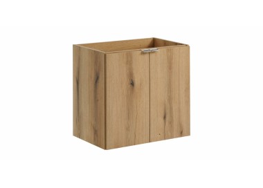 Comad Závěsná skříňka pod umyvadlo Nova Oak s deskou 140 cm dub evoke/bílá