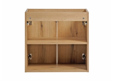 Comad Závěsná skříňka pod umyvadlo Nova Oak s deskou 140 cm dub evoke/bílá