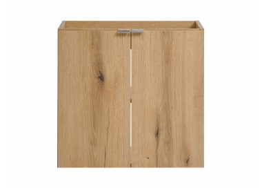 Comad Závěsná skříňka pod umyvadlo Nova Oak s deskou 140 cm dub evoke/bílá