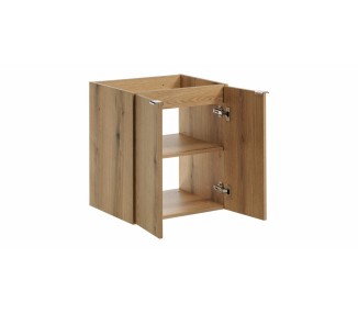 Comad Závěsná skříňka pod umyvadlo Nova Oak s deskou 50 cm dub evoke
