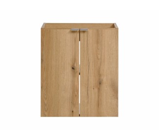 Comad Závěsná skříňka pod umyvadlo Nova Oak s deskou 50 cm dub evoke/černá