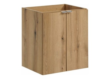 Comad Závěsná skříňka pod umyvadlo Nova Oak s deskou 50 cm dub evoke/černá