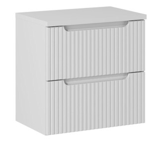 Comad Závěsná skříňka pod umyvadlo Nova White I s deskou 60 cm bílá