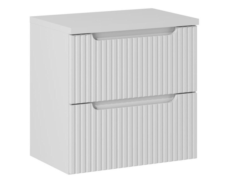 Comad Závěsná skříňka pod umyvadlo Nova White I s deskou 60 cm bílá