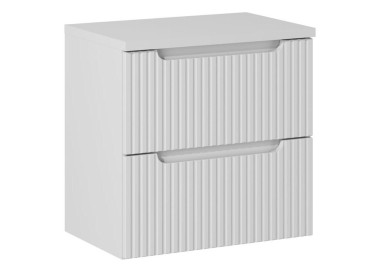 Comad Závěsná skříňka pod umyvadlo Nova White I s deskou 60 cm bílá
