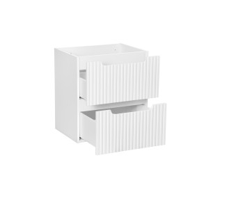 Comad Závěsná skříňka pod umyvadlo Nova White I s deskou 60 cm bílá