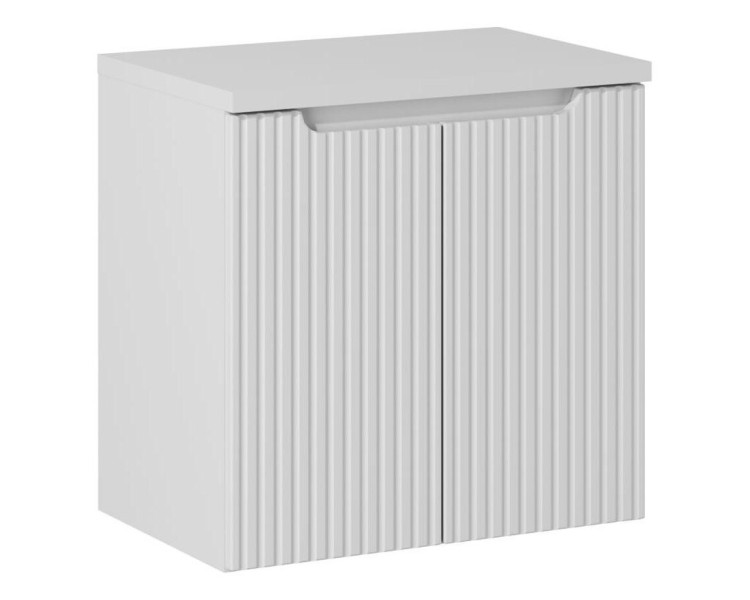 Comad Závěsná skříňka pod umyvadlo Nova White II s deskou 60 cm bílá