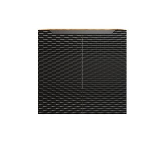 Comad Závěsná skříňka pod umyvadlo Ocean I s deskou 60 cm černá/dub olejovaný
