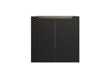 Comad Závěsná skříňka pod umyvadlo Ocean I s deskou 60 cm černá/dub olejovaný