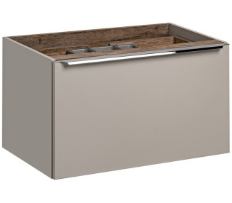 Comad Závěsná skříňka pod umyvadlo SantaFe s deskou 160 cm taupe/dub santa fe vintage