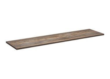 Comad Závěsná skříňka pod umyvadlo SantaFe Smile s deskou a umyvadly 140 cm taupe/dub santa fe vintage