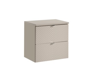 Comad Závěsná skříňka pod umyvadlo Viva Cashmere s deskou 60 cm kašmír