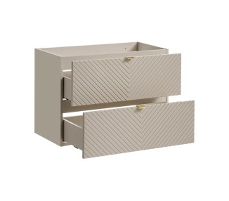 Comad Závěsná skříňka pod umyvadlo Viva Cashmere s deskou 60 cm kašmír/dub evoke