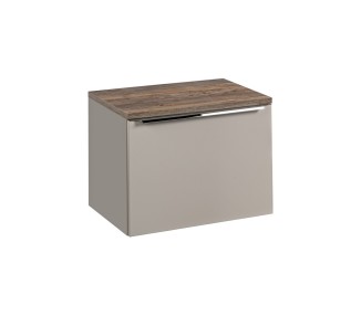 Comad Závěsná skříňka Santa Fe s deskou 60 cm taupe/dub santa fe vintage