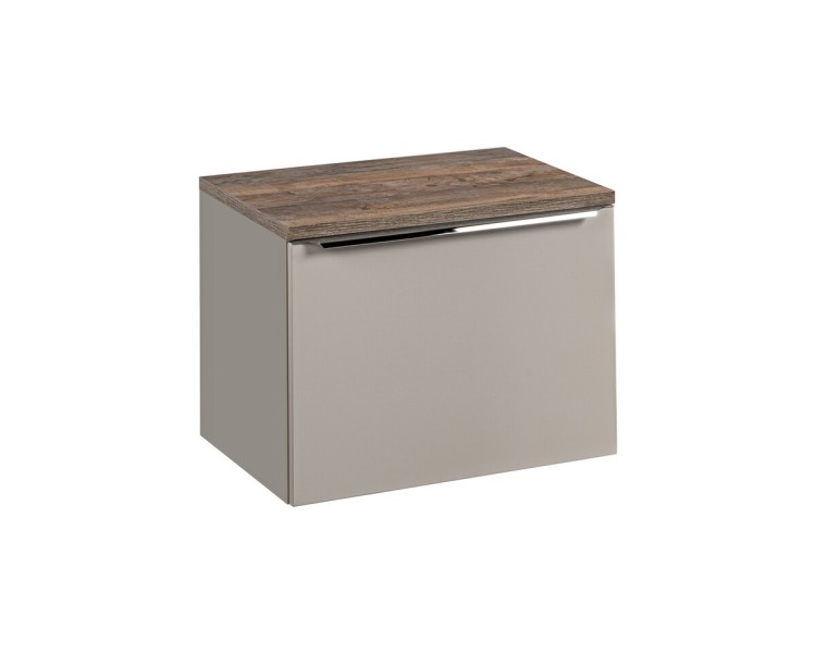Comad Závěsná skříňka Santa Fe s deskou 60 cm taupe/dub santa fe vintage