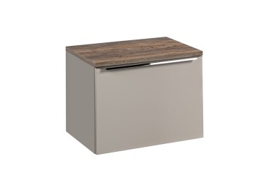 Comad Závěsná skříňka Santa Fe s deskou 60 cm taupe/dub santa fe vintage