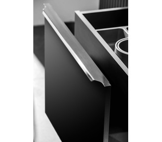 Comad Závěsná skříňka SantaFe II s deskou a umyvadlem 60 cm černá