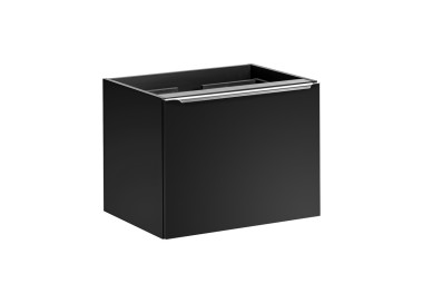Comad Závěsná skříňka SantaFe II s deskou a umyvadlem 60 cm černá