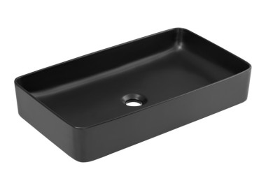 Comad Závěsná skříňka SantaFe Slim s deskou a umyvadlem 100 cm dub santa fe vintage/černá