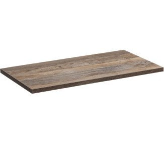 Comad Závěsná skříňka SantaFe Slim s deskou a umyvadlem 100 cm dub santa fe vintage/černá