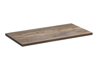 Comad Závěsná skříňka SantaFe Slim s deskou a umyvadlem 100 cm dub santa fe vintage/černá