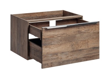 Comad Závěsná skříňka SantaFe Slim s deskou a umyvadly 160 cm dub santa fe vintage