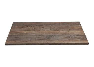 Comad Závěsná skříňka SantaFe Smile s deskou a umyvadly 120 cm taupe/dub santa fe vintage