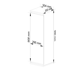 Ak furniture Závěsná skříňka STAR 30 cm bílá/grafitově šedá