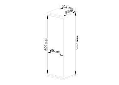 Ak furniture Závěsná skříňka STAR 30 cm bílá/grafitově šedá