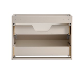 Comad Závěsná skříňka Viva Cashmere Domi I s deskou a umyvadlem 60 cm kašmírová
