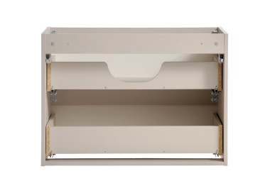 Comad Závěsná skříňka Viva Cashmere Domi I s deskou a umyvadlem 60 cm kašmírová