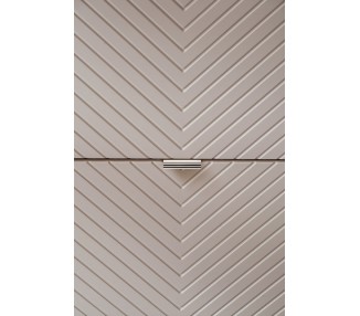 Comad Závěsná skříňka Viva Cashmere Domi I s deskou a umyvadlem 60 cm kašmírová