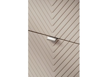 Comad Závěsná skříňka Viva Cashmere Domi I s deskou a umyvadlem 60 cm kašmírová