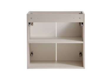 Comad Závěsná skříňka Viva Cashmere Domi II s deskou a umyvadlem 60 cm kašmírová