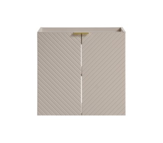 Comad Závěsná skříňka Viva Cashmere Domi II s deskou a umyvadlem 60 cm kašmírová