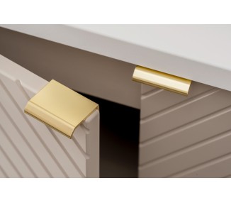 Comad Závěsná skříňka Viva Cashmere s deskou 60 cm kašmírová/bílá