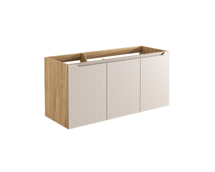 Comad Závěsná umyvadlová skříňka Luxor Beige 82-120-3D béžová/dub olejovaný