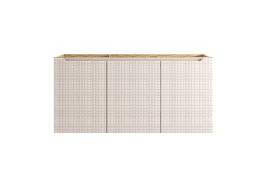 Comad Závěsná umyvadlová skříňka Luxor Beige 82-120-3D béžová/dub olejovaný