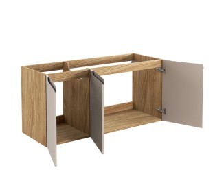 Comad Závěsná umyvadlová skříňka Luxor Beige 82-120-3D béžová/dub olejovaný